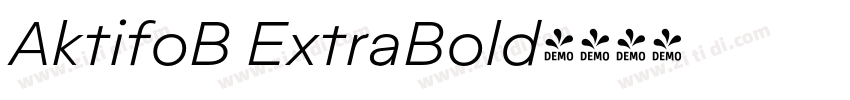 AktifoB ExtraBold字体转换